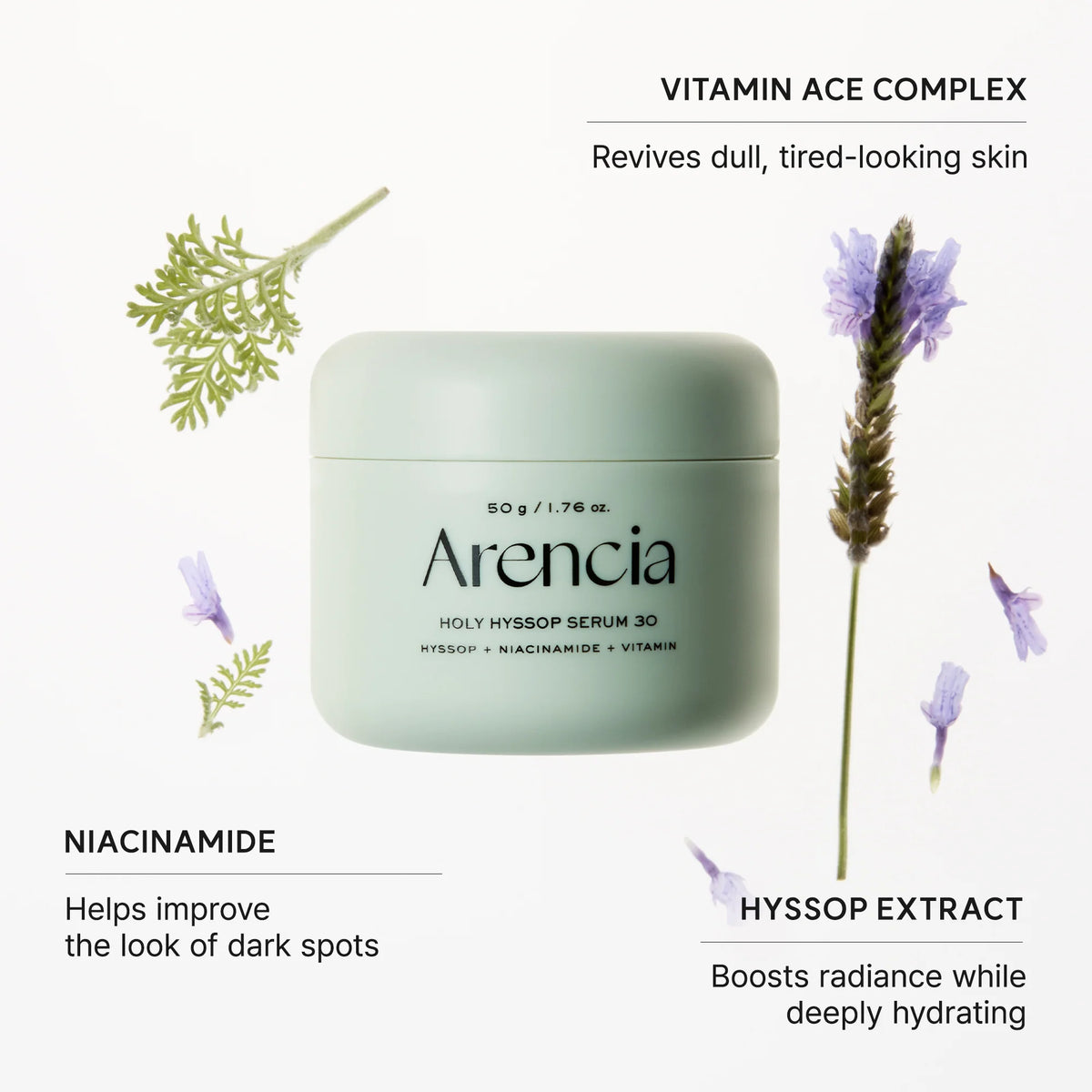 Arencia Holy Hyssop Serum 30