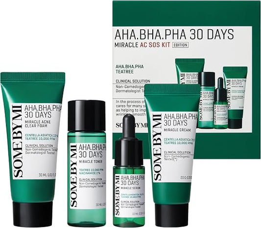 Some by mi AHA, BHA, PHA 30 Days Miracle AC SOS Kit